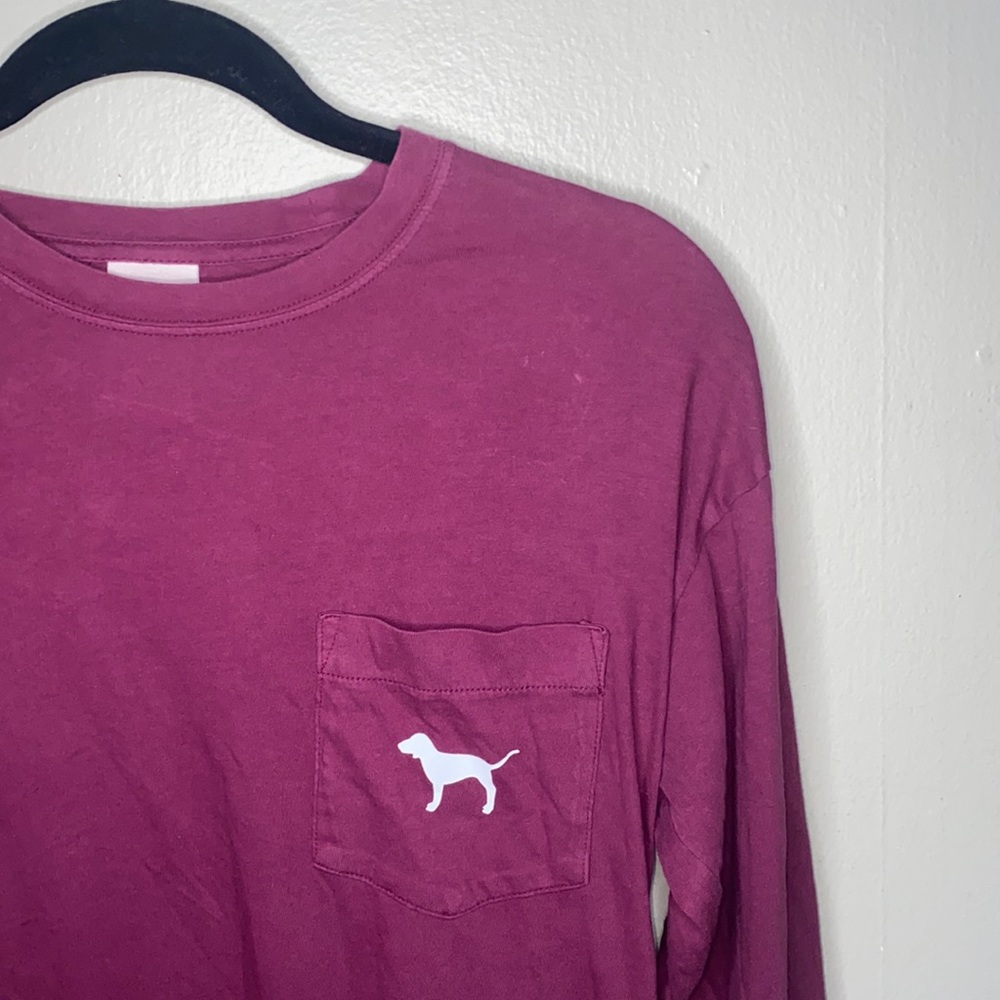 🪿PINK Maroon long sleeved top!